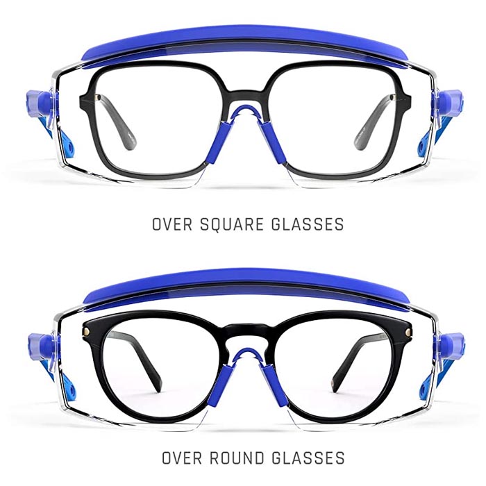 Anti-Fog Safety Glasses With Adjustable Frame