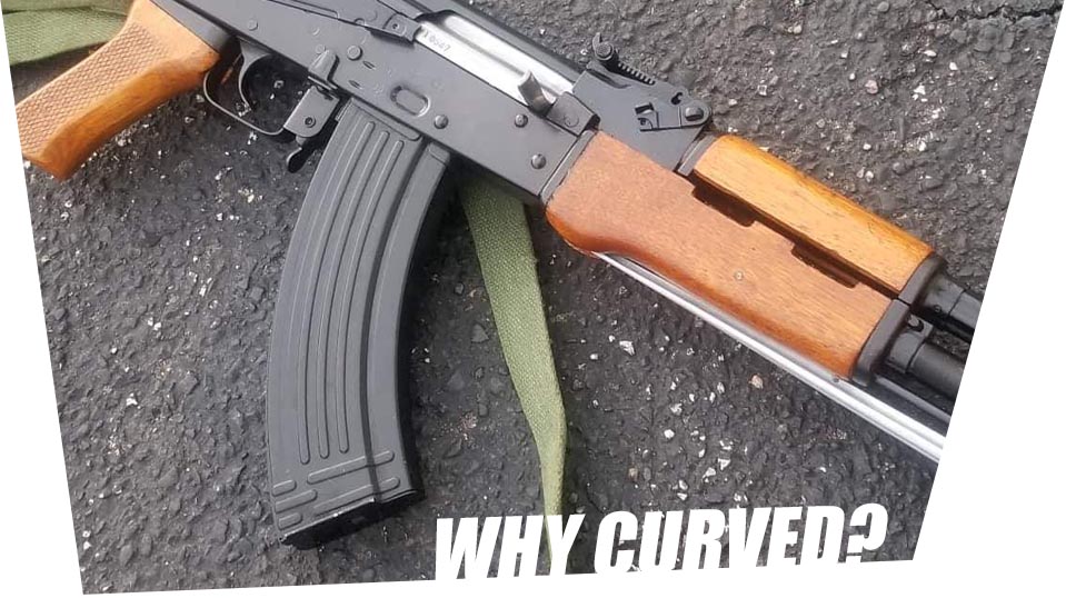 Why is it important to curve certain magazines?