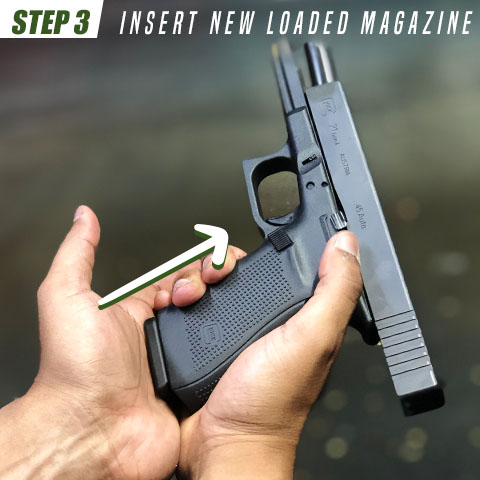 Insert new loaded magazine