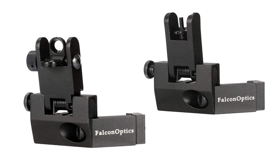 FalconOptics 45 Degree Flip Up Iron Sights