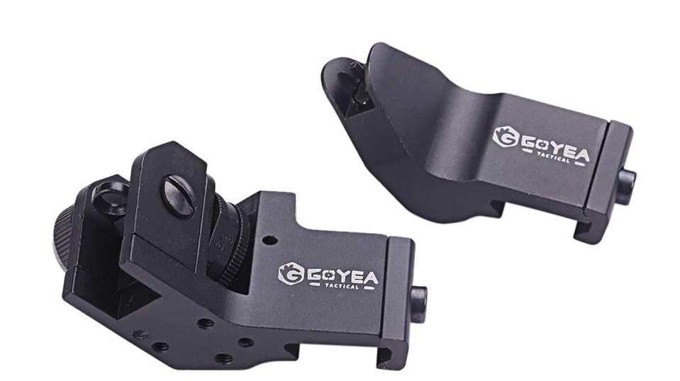 Goyea Tactical 45 Degree Offset Iron Sights for Rifle