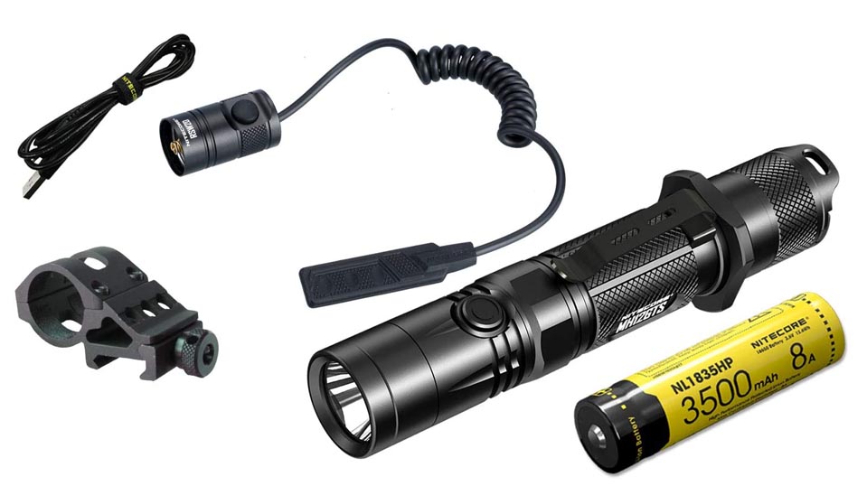 Nitecore MH12GTS Rechargeable Tactical Flashlight